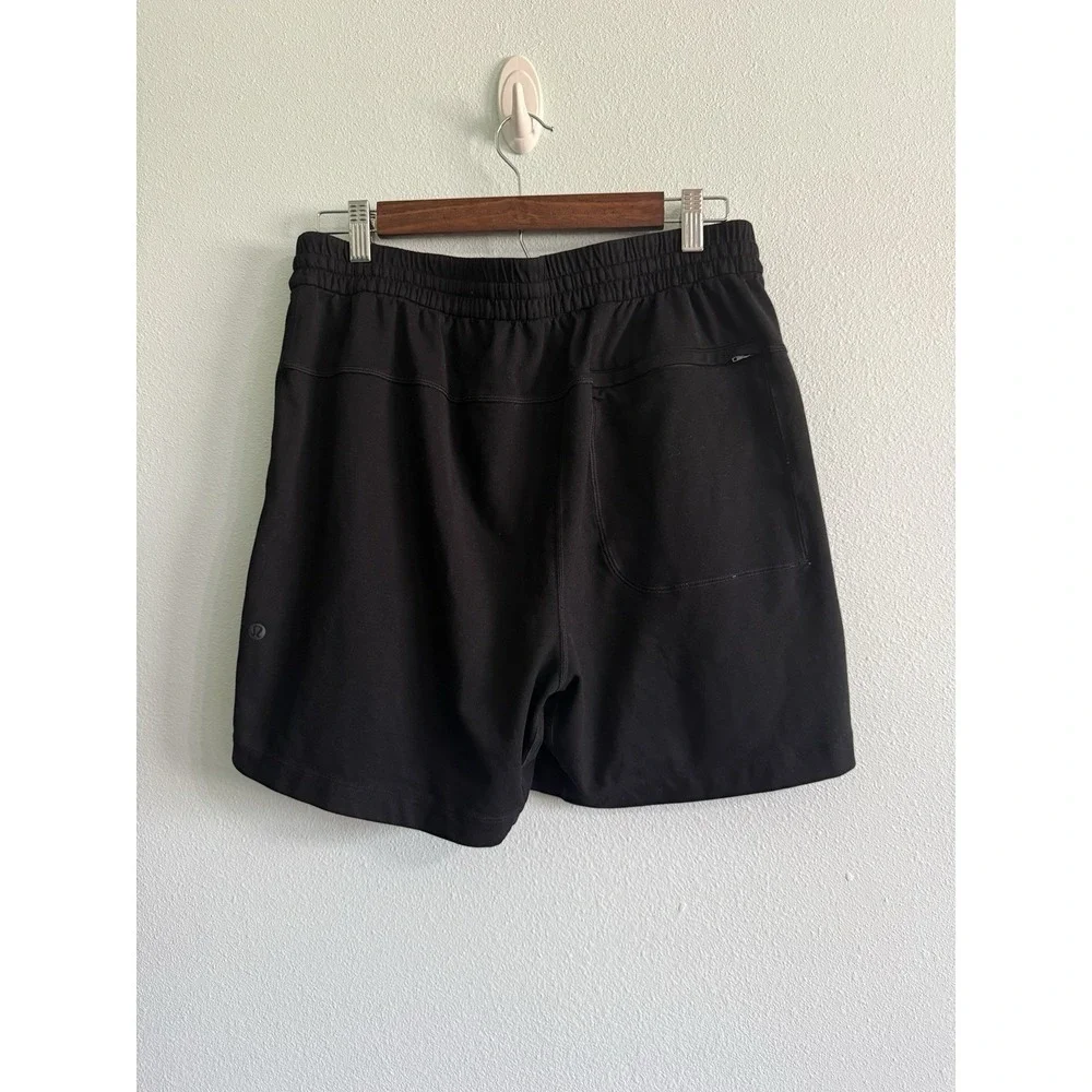 Lululemon Men's Black Soft Jersey Elastic Waist Drawstring 5